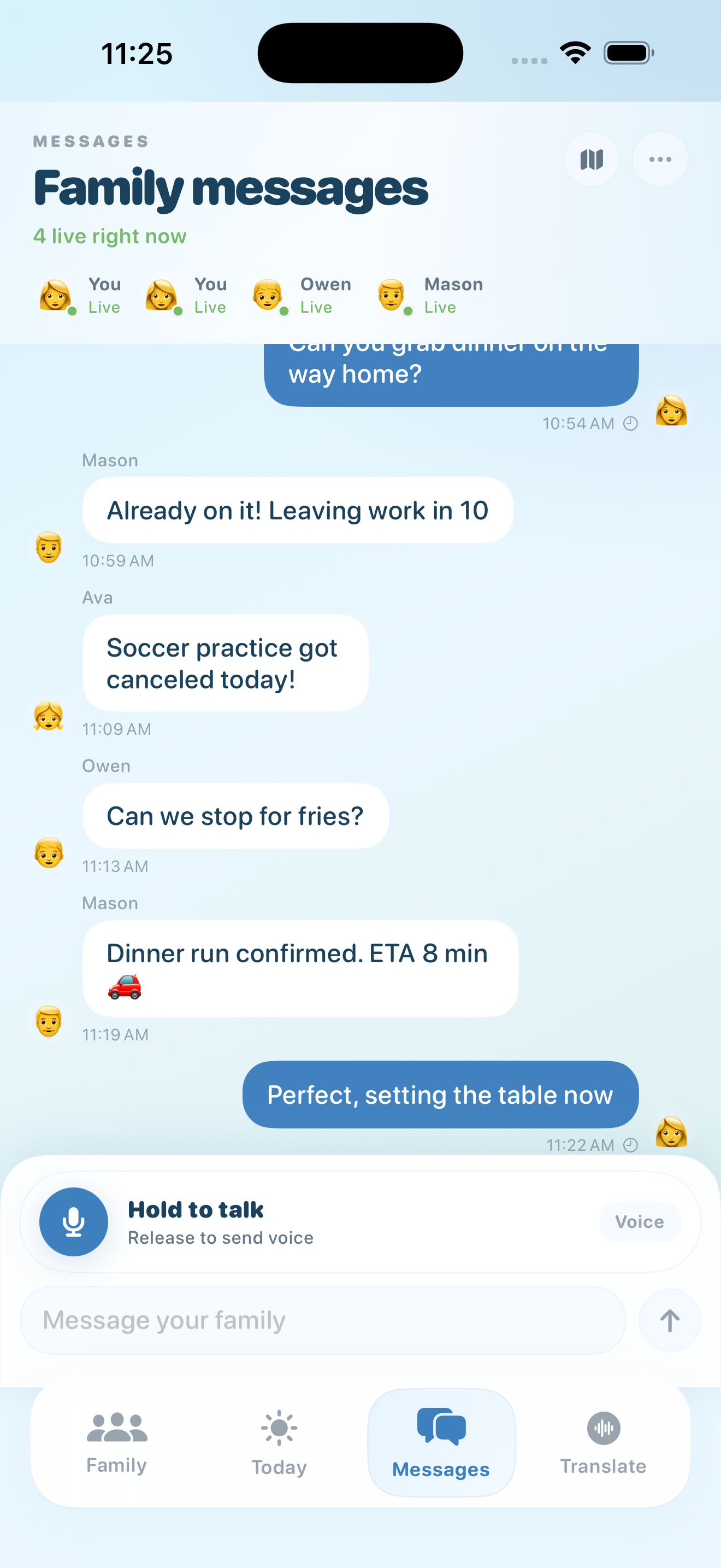 Messages BRYKK screenshot