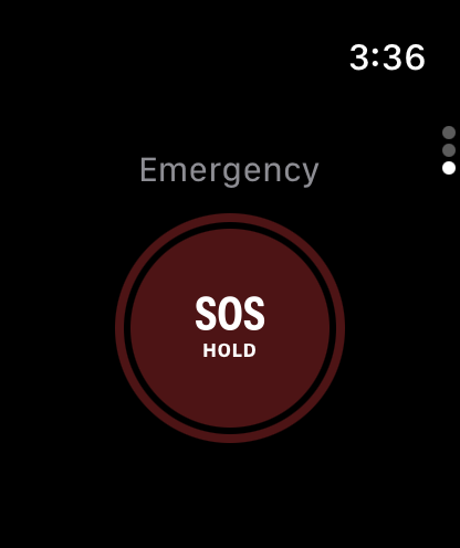SOS on the wrist on Apple Watch