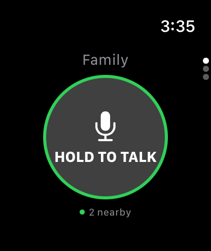 Talk on Apple Watch